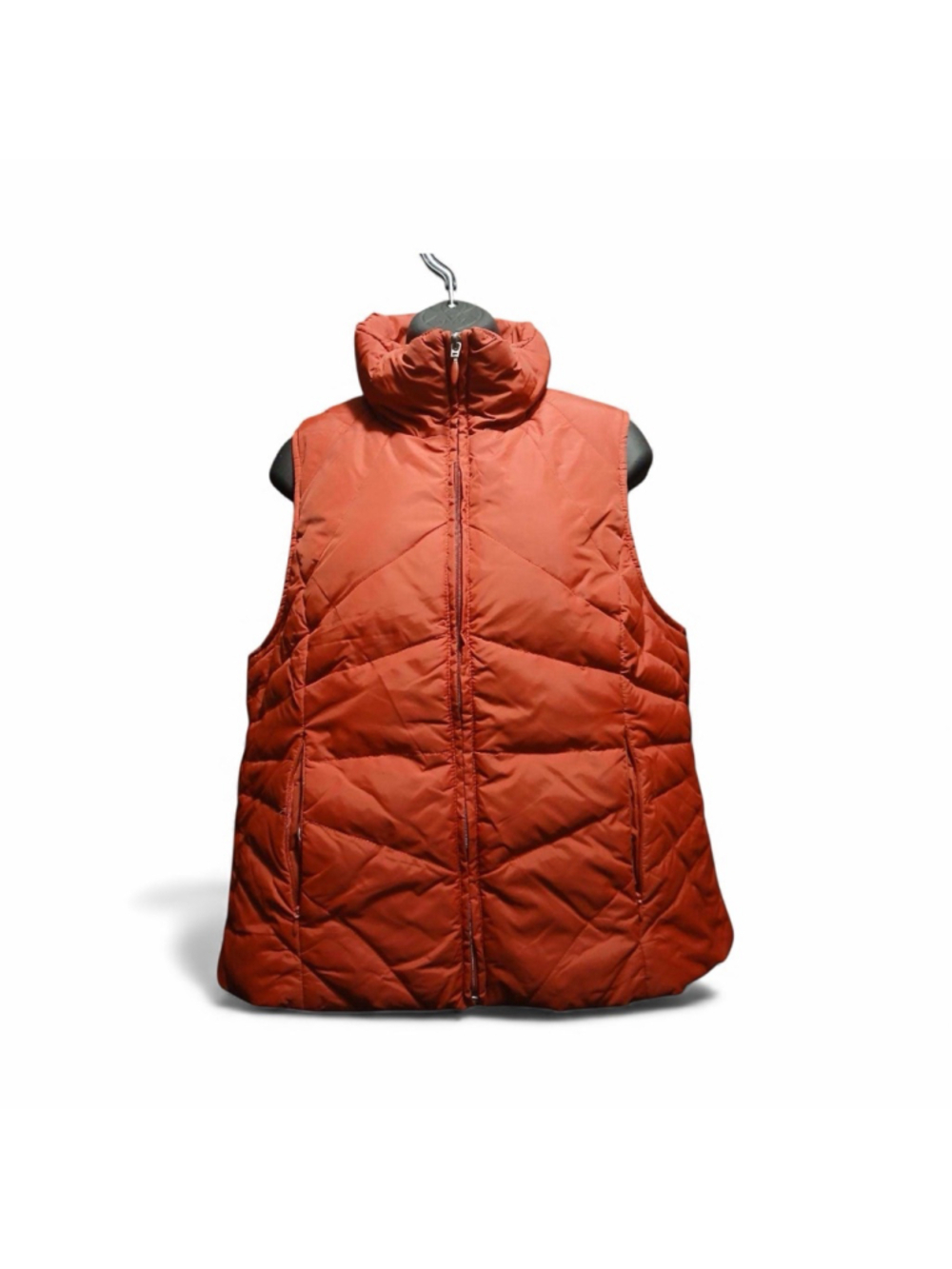 Kenneth Cole Reaction Women's Red Quilted Puffer Vest - Size L - INV316 A3